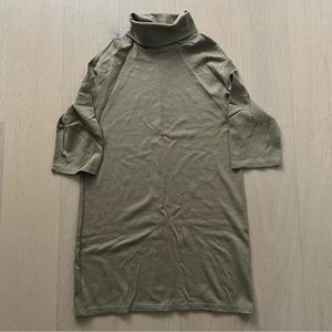 Zara French terry sweater dress